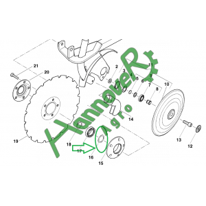 Кільце металеве Optima Kverneland AC674656 (АС674656)